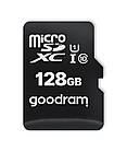 Карта памяти MicroSDXC 128GB UHS-I Class 10 Goodram + SD-adapter + OTG Card reader (M1A4-1280R12), фото 2