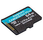 Карта памяти MicroSDXC 64GB UHS-I/U3 Class 10 Kingston Canvas Go! Plus R170/W70MB/s (SDCG3/64GBSP), фото 2