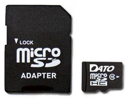 Картка пам'яті MicroSDHC 32 GB UHS-I Class 10 Dato + SD-adapter (DTTF032GUIC10)