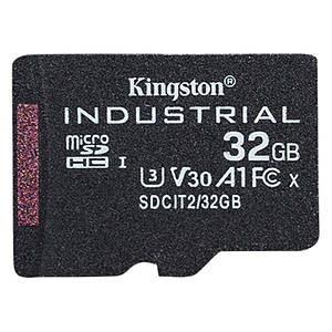 Карта пам`ятi MicroSDHC 32GB UHS-I/U3 Class 10 Kingston Industrial (SDCIT2/32GBSP)