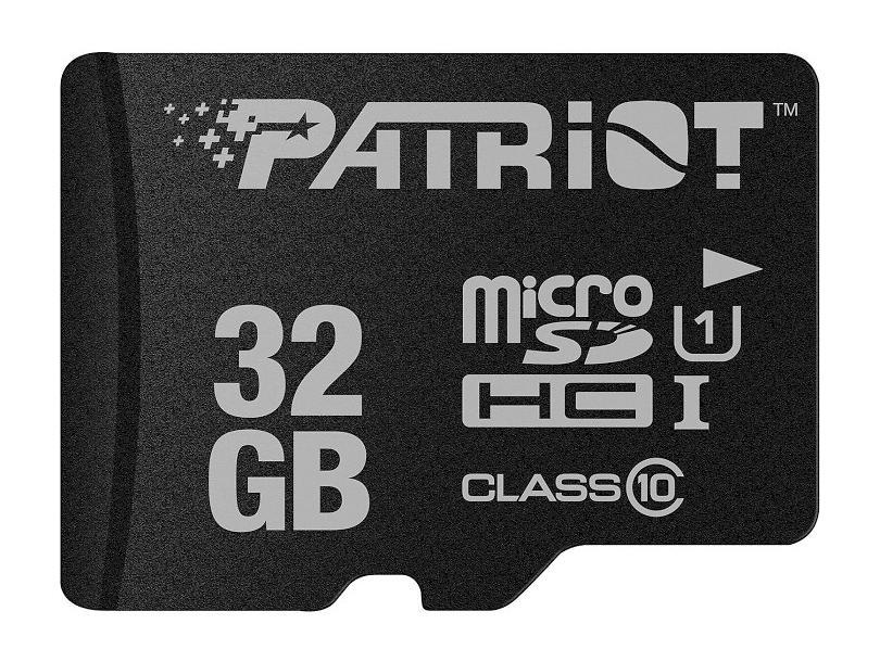 Картка пам'яті MicroSDHC 32 GB UHS-I Class 10 Patriot LX (PSF32GMDC10), фото 1