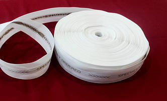 Корсаж із гумкою щільний, 4,5см, білий