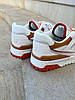 Жіночі кросівки New Balance 550 White Orange Au Lait Brown BBW550WA, фото 6
