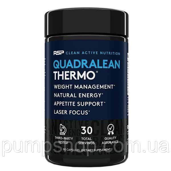 Жироспалювач RSP Nutrition Quadralean Thermogenic 90 капс. (30 порц.)