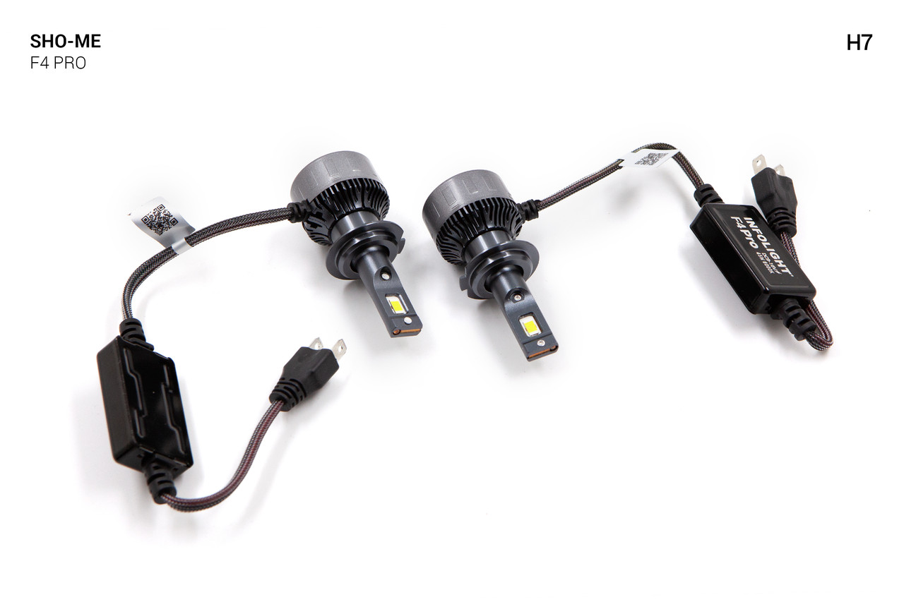 Комплект світлодіодних ламп Sho-Me F4-Pro H7 45W, фото 1