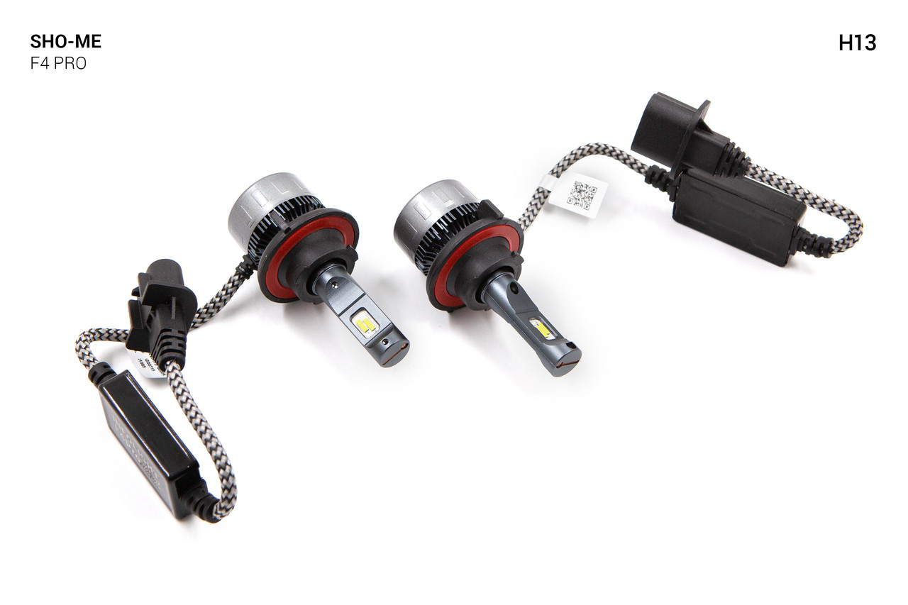 Комплект світлодіодних ламп Sho-Me F4-Pro H13 45W, фото 1