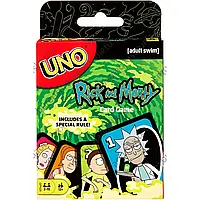 Настольная игра UNO Rick and Morty (Уно. Рик и Морти) (правила на английском)