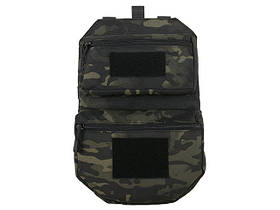 Штурмова задня панель чорний мультикам Assault Back Panel Multicam Black [8FIELDS]