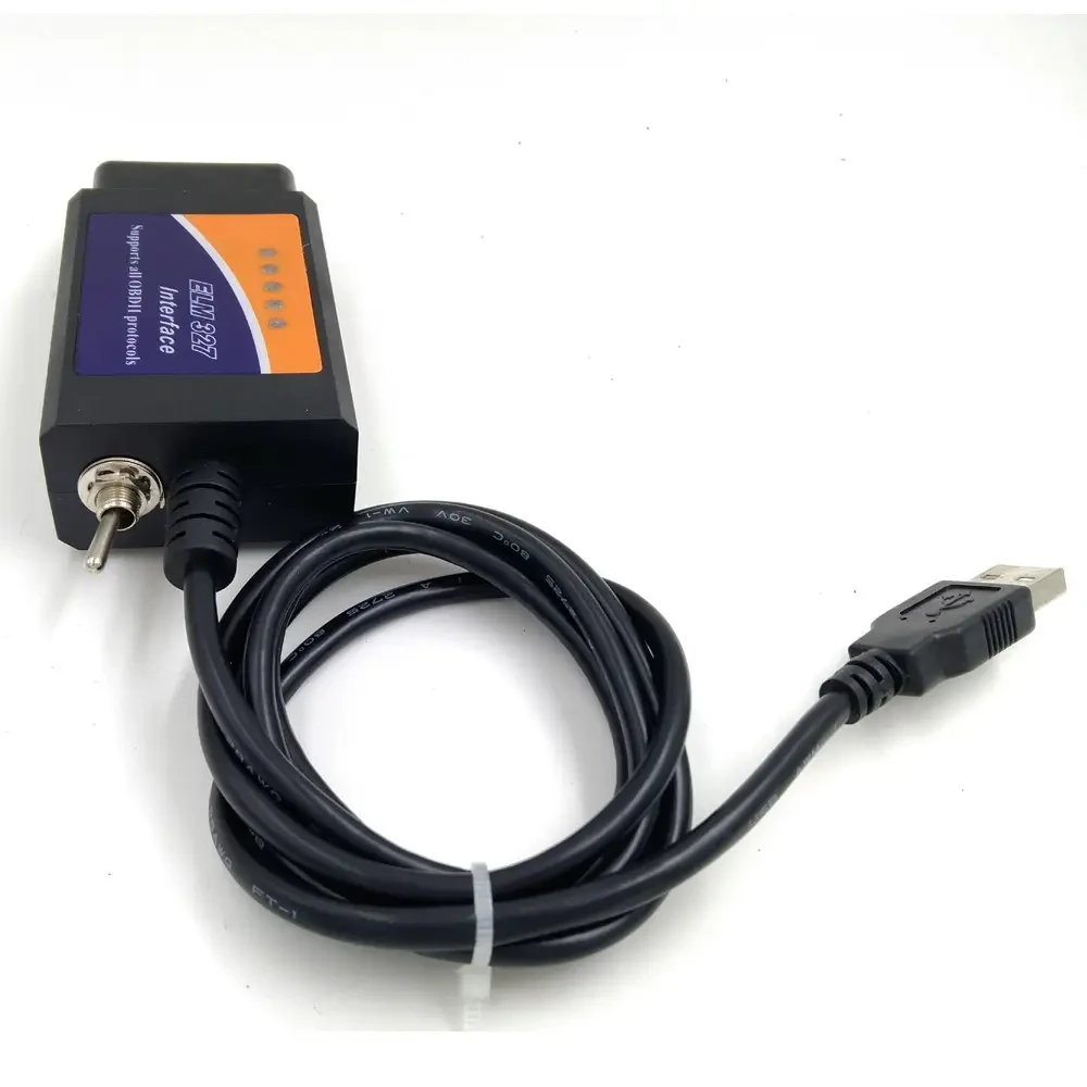 ELM327 USB CH340 + 25K80 чіп V1.5 OBD2 сканер обд2 перемикач