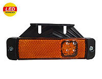 Ліхтар габаритний жовтий 12-24v (4LED) (GERAYТуреччина)