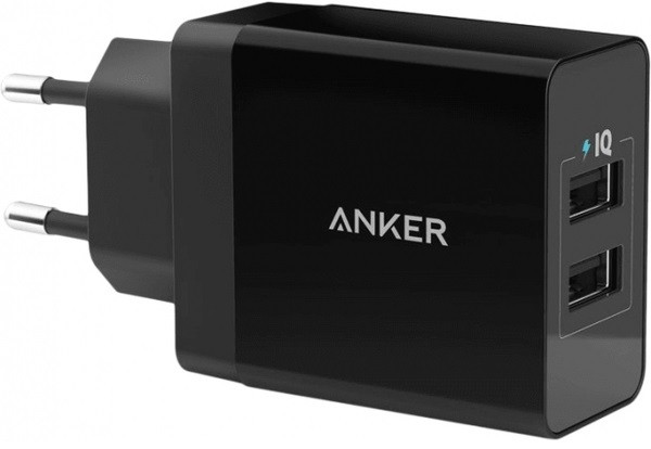 Мережевий зарядний пристрій ANKER PowerPort2 24W/4.8A V3