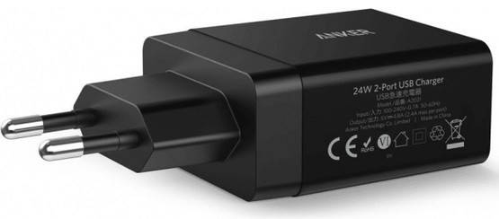 Мережевий зарядний пристрій ANKER PowerPort2 24W/4.8A V3, фото 4