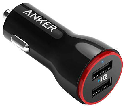 Aвто зарядка ANKER PowerDrive 2 24W 2xUSB V3 (Черный), фото 1