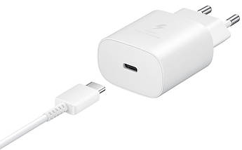 Мережевий зарядний пристрій SAMSUNG EP-TA800XWEGRU 25 W PD3.0 Type-C (Білий), фото 4