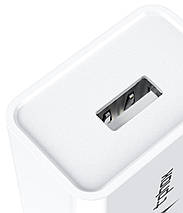 Мережевий зарядний пристрій T-PHOX Mini 12 W 2.4 A + Lightning cable 1.2m (Білий), фото 3