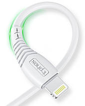 Мережевий зарядний пристрій T-PHOX Mini 12 W 2.4 A + Lightning cable 1.2m (Білий), фото 4