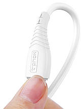 Мережевий зарядний пристрій T-PHOX Mini 12 W 2.4 A + Lightning cable 1.2m (Білий), фото 6