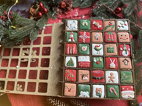 Новорічний Адвент календар на 30 пряничків