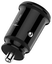 Автомобільний зарядний пристрій T-PHOX Charger Set 2.4 A Dual+Lightning cable 1.2m (Чорний), фото 4