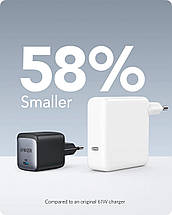 Мережевий зарядний пристрій ANKER PowerPort III Nano II 65 W USB-C (Чорний), фото 5