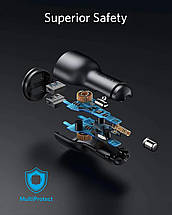 Автомобільний зарядний пристрій ANKER PowerDrive III — 36 W 2xUSB (Чорний), фото 6