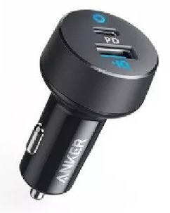 Автомобільний зарядний пристрій ANKER PowerDrive PD+ 2 - 20 W PD + 15 W USB (Чорний), фото 1