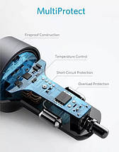 Автомобільний зарядний пристрій ANKER PowerDrive PD+ 2 - 20 W PD + 15 W USB (Чорний), фото 4