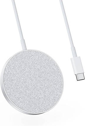 Бездротовий зарядний пристрій ANKER PowerWave Select+ Magnetic Pad (Серый), фото 1
