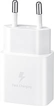 Мережевий зарядний пристрій SAMSUNG 15 W Power Adapter Type-C+Cable White /EP-T1510XWEGRU, фото 3