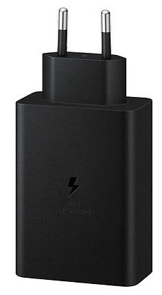 Мережевий зарядний пристрій SAMSUNG Trio 65 W (2 Type-C+USB) Black /EP-T6530NBEGRU, фото 3