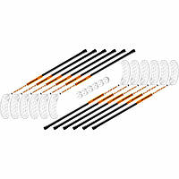 Набор для флорбола Unihoc Set Street 12+6 (11772) White/Orange