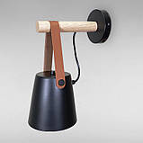 Настінний світильник LS-18039-1 Чорний, фото 2