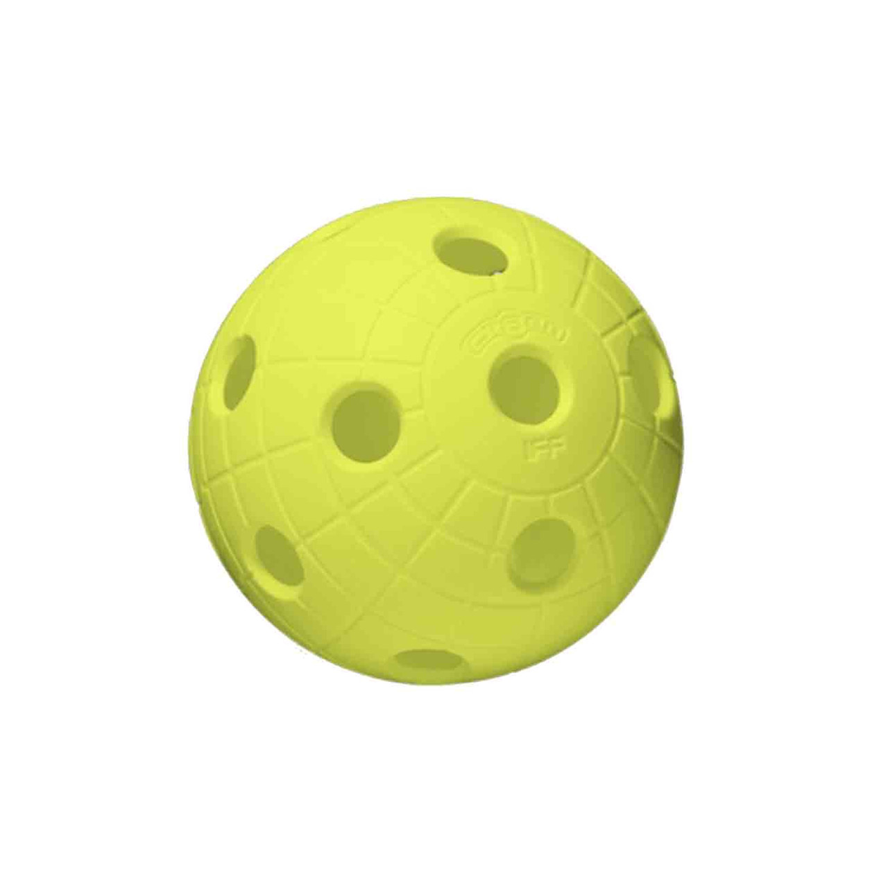 М'яч для флорболу Unihoc Crater (51062) Neon Yellow, фото 1