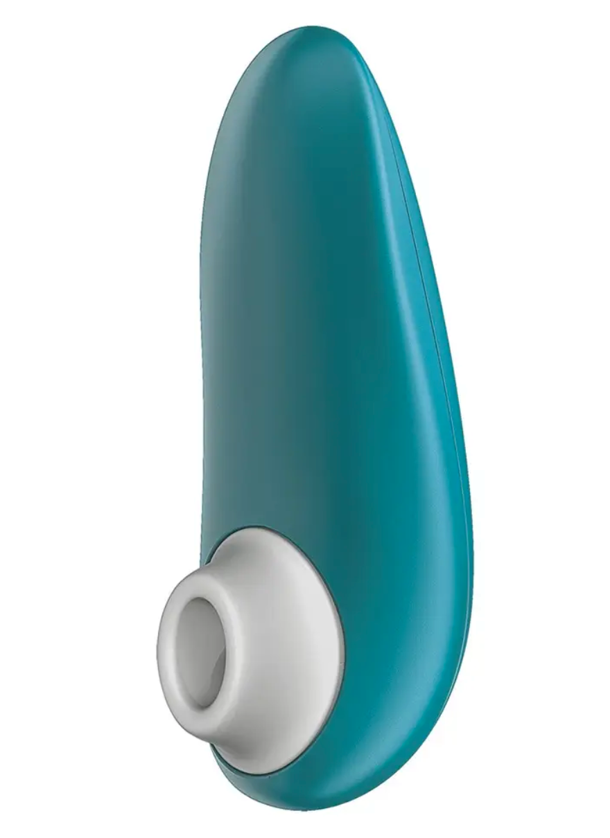 Вакуумний кліторальний стимулятор Womanizer Starlet 3 Turquoise, 11,7 х4, 6 см., фото 1