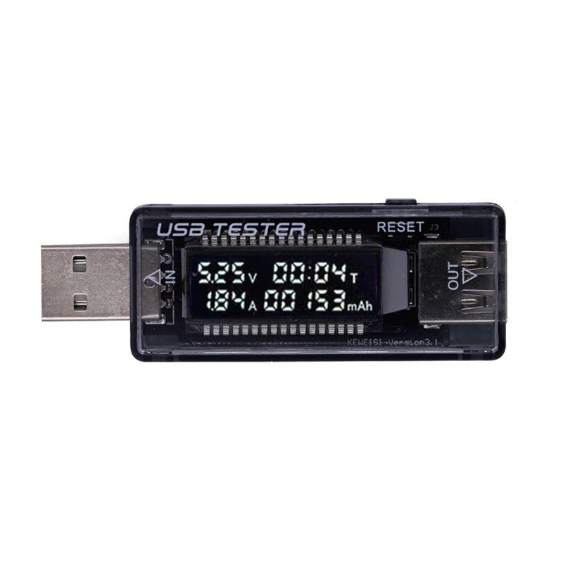 USB тестер, ЮСБ тестер KEWEISI KWS-V21, підтримує швидкі зарядки QC2