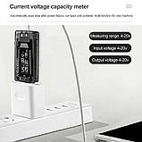 USB тестер, ЮСБ тестер KEWEISI KWS-V21, підтримує швидкі зарядки QC2, фото 5