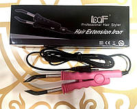 Щипці для нарощування волосся LOOF L-618 PINK