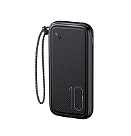 Повербанк Power Bank Usams US-CD150 PB56 Dual USB with Lanyard 10000 mah Black Гарантія