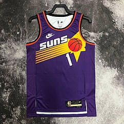 Баскетбольна фіолетова майка Букер Фінікс Санз Phoenix Suns #1 Devin Booker 2022-23 Classic Edition Jersey Purple
