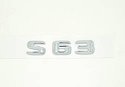 Емблема напис багажника Mercedes S63