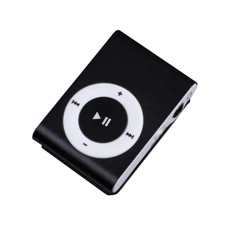Mp3 плеєр на вбудованому акумуляторі + навушники + кабель зарядки, колір чорний
