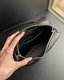 Чоловіча шкіряна сумка EDWIN чорний рептилія, фото 4