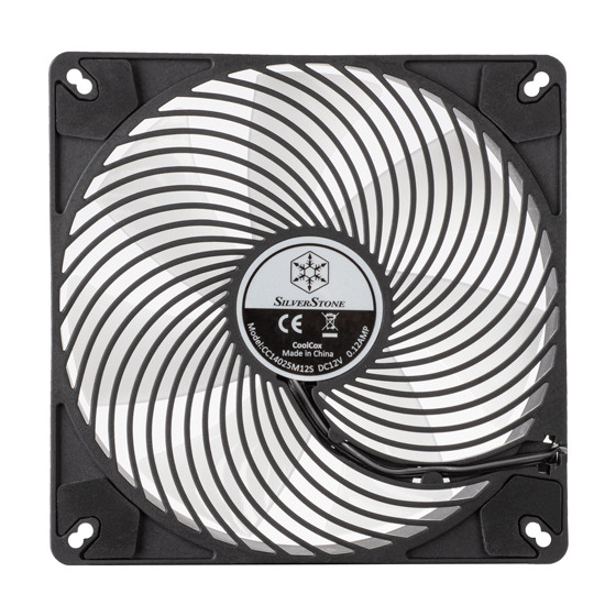 SilverStone Корпусний вентилятор Air Penetrator AP140I-ARGB, 140 мм,4 pin PWM + 4-1 pin ARGB (5V LED), фото 1