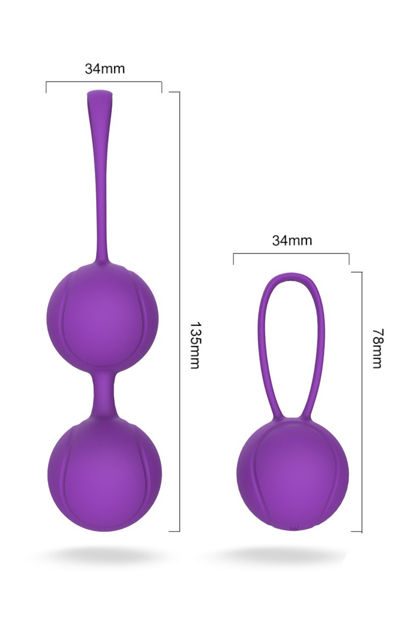 Набір вагінальних кульок Pleasure Violet