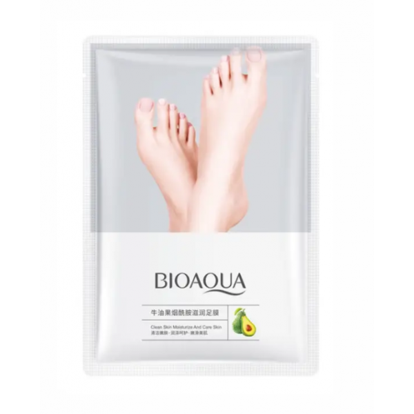 Маска шкарпетки для ніг з авокадо BIOAQUA Clean Skin Moisturize and Care Skin (35г)
