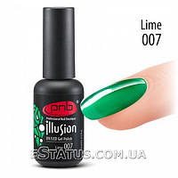 Витражный гель-лак PNB Illusion Lime 007, 4 мл