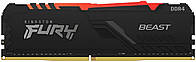 Kingston Память для ПК DDR4 3600 8GB Fury Beast RGB