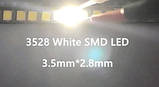 Світлодіоди PLCC2 SMD 3528 1210 Зелений Червоний Блакитний Жовтий Жовтий Рожевий Ультрафіолетовий Білий, фото 6