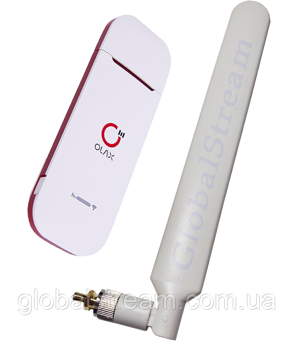 Мобільний модем 4G LTE 3G Wi-Fi роутер Olax U90H-E USB та антена 4G(LTE) на 12dBi SMA-CRC9