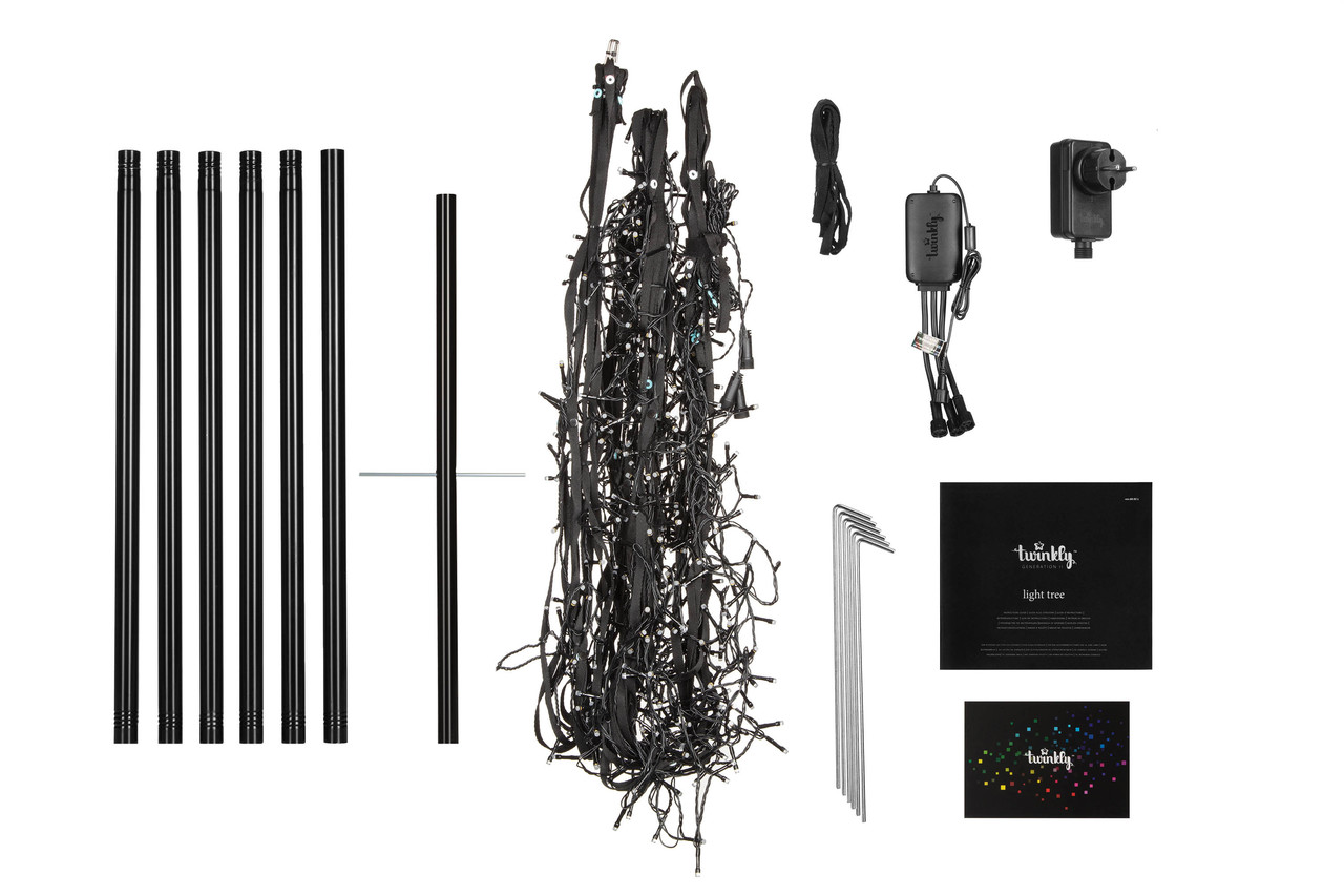 Smart LED Twinkly Light tree RGBW 450, Gen II, IP44, висота 3м, цена